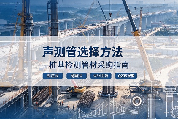 广汉声测管选型标准