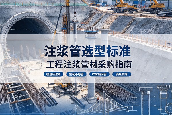 广汉注浆管选型标准